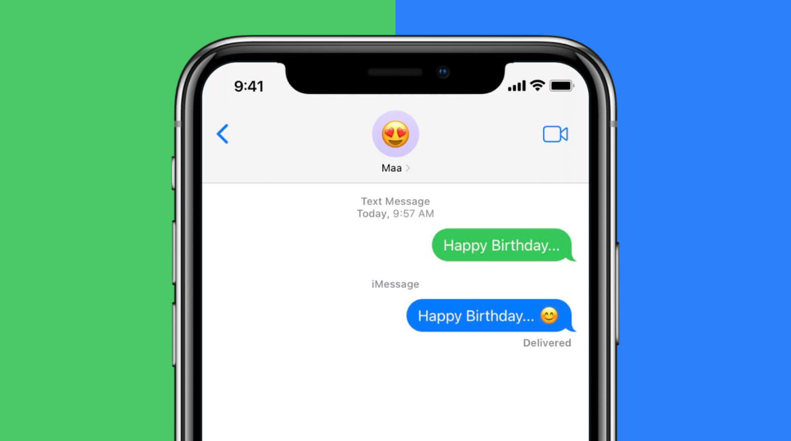 imessage blue